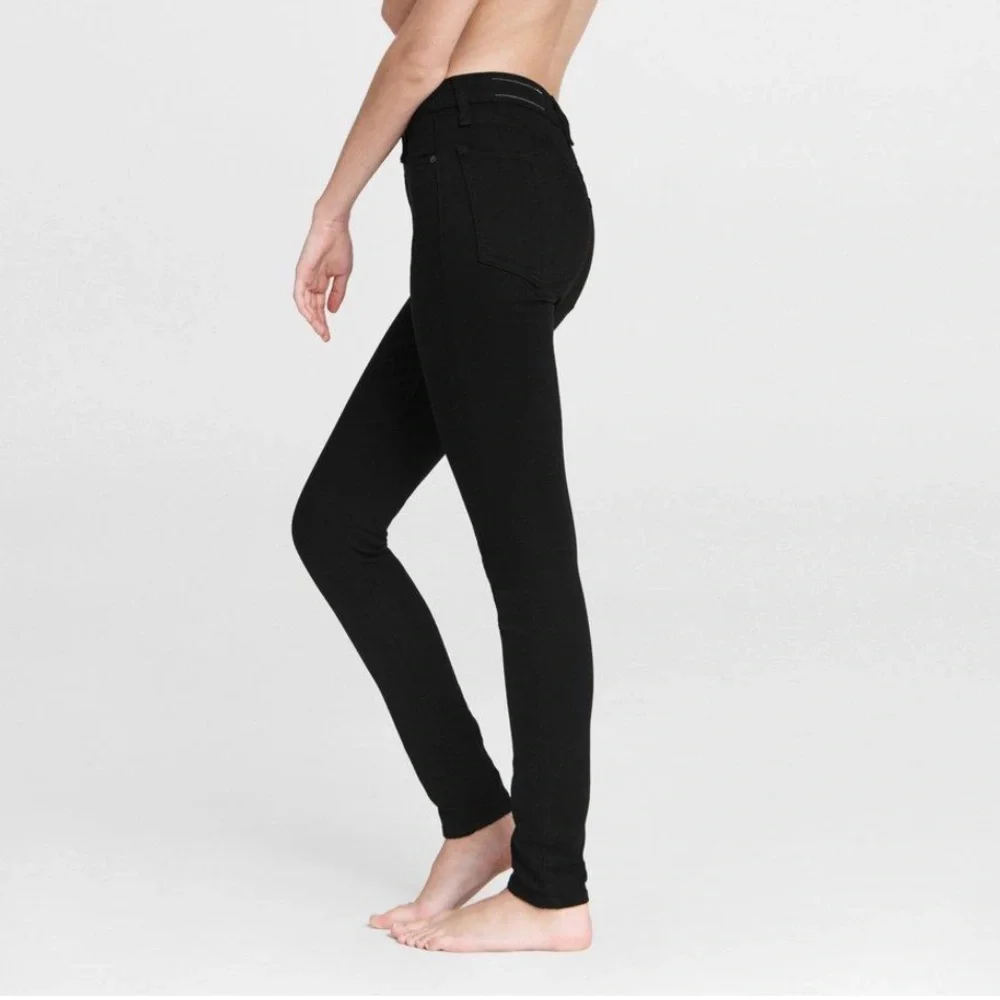 NWT Rag & Bone Nina High Rise skinny black jeans sz 29 - Picture 7 of 12